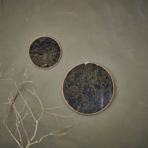 miroirs mercurisés entourage bronze antique marque nkuku
